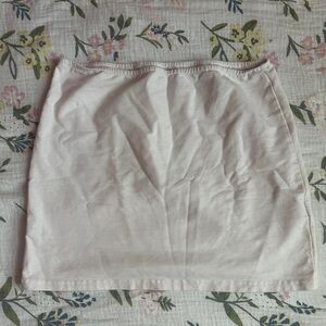 Edikted White Mini “Aisha” Skirt